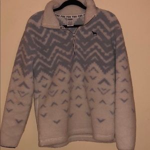 VS PINK quarter zip pullover